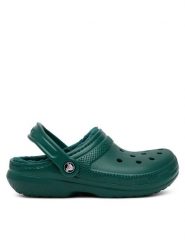 Crocs Klapki Classic Lined Clog 203591 Zielony. Zielone klapki męskie Crocs, bez wzorów, z tworzywa sztucznego, bez zapięcia. Za 179.99 zł.
