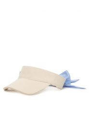 KARL LAGERFELD Daszek B2W33056 Kremowy. Białe rękawiczki damskie KARL LAGERFELD, bez wzorów, z bawełny. Za 339.99 zł.