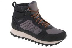 Buty trekkingowe męskie Merrell Alpine Mid Plr WP 2. Czarne trekkingi męskie Merrell, z materiału, za kostkę, bez zapięcia. Za 379.99 zł.