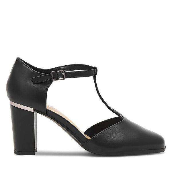 Półbuty Lasocki. Czarne buty wizytowe męskie Lasocki, bez wzorów, bez obcasa, bez zapięcia. Za 279.99 zł.