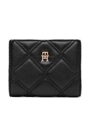 Tommy Hilfiger Portfel Th Feminine Bifold AW0AW18701 Czarny. Czarne portfele damskie Tommy Hilfiger, ze skóry. Za 269.99 zł.