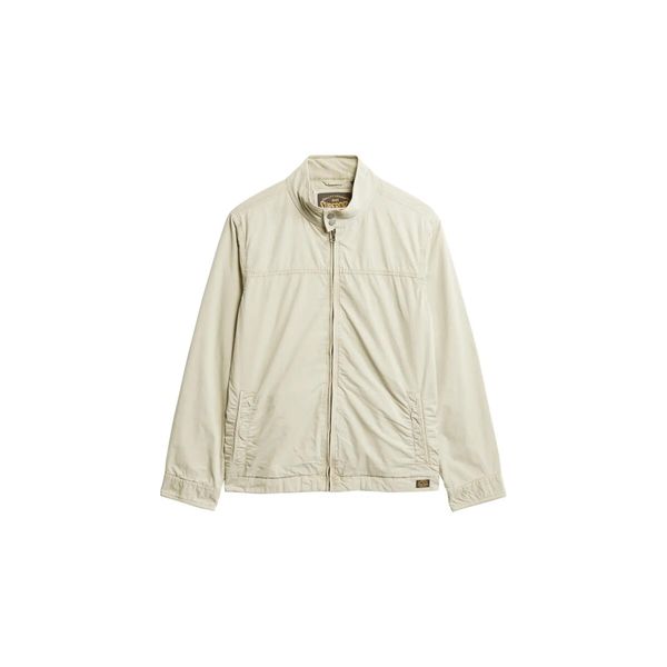 Klasyczna kurtka Superdry Harrington. Szare kurtki męskie Superdry, xl, bez wzorów, z bawełny, klasyczne, bez kaptura. Za 428.45 zł.