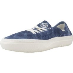 Tenisówki Vans Model Circle Vee Kolor Niebieski. Niebieskie trampki męskie Vans, bez wzorów, z tkaniny, bez zapięcia. W wyprzedaży za 338.75 zł.