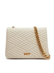 DKNY Torebka R44EKI06 Écru. Torebki do ręki damskie DKNY, bez wzorów, ze skóry, bez dodatków. Za 629.99 zł.