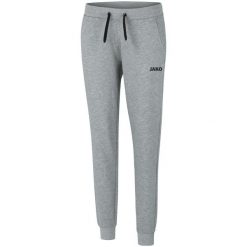 Spodnie dresowe z mankietami dla kobiet Jako Base. Szare spodnie dresowe damskie Jako, bez wzorów, z dresówki, sportowe. Za 262.50 zł.