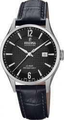 Zegarek Festina Zegarek męski Festina F20007-4 czarny. Czarne zegarki męskie Festina, bez wzorów. Za 510.99 zł.