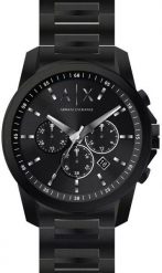 Zegarek Armani Exchange Armani Exchange Banks AX1722 Zegarek męski 44 mm. Zegarki męskie Armani Exchange, bez wzorów. Za 728.99 zł.
