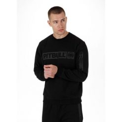 Bluza męska Pitbull Beyer. Czarne bluzy męskie PITBULL, m, bez wzorów, sportowe, bez ramiączek, bez kaptura. Za 239.00 zł.