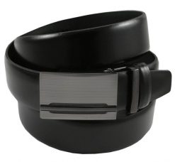 Elegancki Pasek Męski, Automat - VICTORIO - Skórzany - Czarny. Czarne paski męskie Alties, ze skóry, eleganckie. Za 99.00 zł.