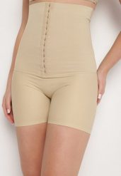 Beżowa Bielizna modelująca Majtki Push Up z Wysokim Stanem Lunietta. Brązowa majtki damskie Born2be, z jeansu. Za 59.99 zł.