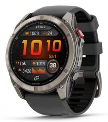 Zegarek sportowy Garmin Fenix 8 Pro AMOLED 51mm Sapphire Titanium. Niebieskie zegarki sportowe Garmin, bez wzorów. Za 5,544.99 zł.