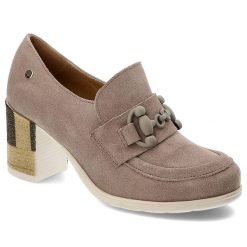 Beżowe Półbuty Maciejka Stylowe Buty Na Obcasie. Brązowe półbuty damskie Maciejka, na wiosnę, bez wzorów, ze skóry, eleganckie, bez obcasa, na obcasie, bez zapięcia. Za 439.00 zł.