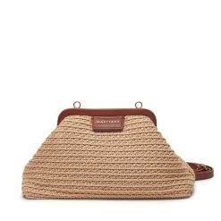 Torebka Marciano Guess. Brązowe listonoszki damskie Marciano Guess, z aplikacjami, bez dodatków. Za 459.99 zł.