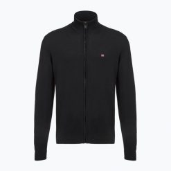Sweter męski Napapijri Decatur 2.0 Fz. Czarne swetry męskie Napapijri, na zimę, m, bez wzorów, bez kołnierzyka, bez ramiączek. Za 299.99 zł.