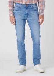 WRANGLER MESKIE SPODNIE JEANSOWE WRANGLER LARSTON COOL TWIST W18SYLZ70 112330749. Niebieskie jeansy męskie Wrangler, z bawełny, klasyczne. Za 229.99 zł.