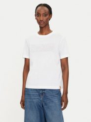 Max Mara Leisure T-Shirt Tahiti 2426946038650 Biały Regular Fit. Białe t-shirty damskie Max Mara Leisure, s, bez wzorów, z bawełny, bez kołnierzyka, bez ramiączek. Za 449.99 zł.