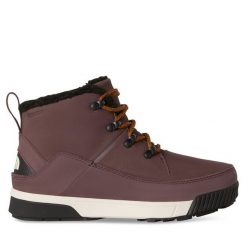 Trzewiki The North Face. Brązowe botki damskie The North Face, bez wzorów, bez obcasa, na płaskiej podeszwie, bez zapięcia. Za 589.99 zł.