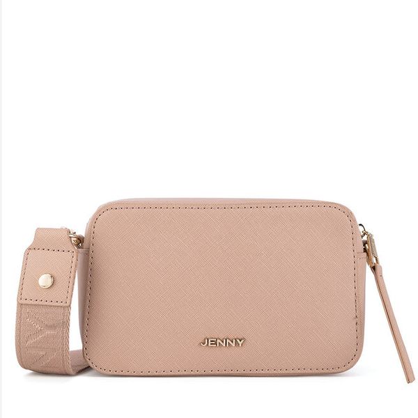Torebka JENNY. Brązowe listonoszki damskie Jenny, bez wzorów, bez dodatków. Za 109.99 zł.