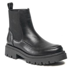 Sztyblety Jenny Fairy. Czarne botki damskie Jenny Fairy, bez wzorów, bez obcasa, na płaskiej podeszwie, bez zapięcia. Za 119.99 zł.