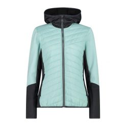 Kurtka damska turystyczna CMP 34E2246. Niebieskie kurtki sportowe damskie CMP, xs, bez wzorów, bez ramiączek, bez kaptura, trekkingowe. Za 340.00 zł.