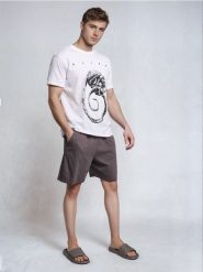 Klapki z rzepem - szary. Szare klapki męskie Sinsay, bez wzorów, bez zapięcia. Za 39.99 zł.