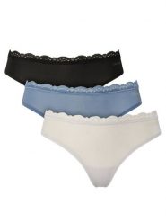 Calvin Klein Underwear Komplet stringów LV00QD5300 Kolorowy. Majtki damskie Calvin Klein Underwear, z syntetyku. Za 189.99 zł.