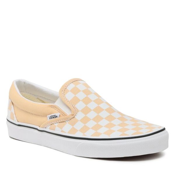 Tenisówki Vans. Czerwone trampki i tenisówki damskie Vans, bez wzorów, bez zapięcia. Za 219.99 zł.