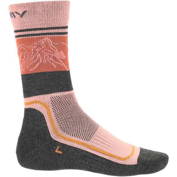 Skarpety trekkingowe damskie Viking Boosocks Heavy Bamboo Lady. Czerwone skarpetki damskie Viking, bez wzorów. Za 43.00 zł.