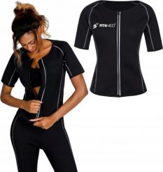 Fit4Med Koszulka Neoprenowa Pas Do Ćwiczeń Fitness Fit4Med. Bluzki damskie Fit4Med, bez wzorów, z neoprenu, bez kołnierzyka, bez ramiączek. Za 119.79 zł.