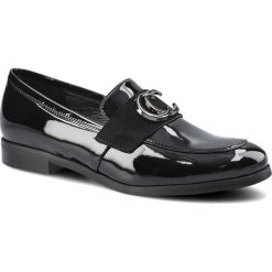 Czarne Półbuty Karino Damskie Eleganckie Obuwie. Czarne półbuty damskie Karino, na jesień, bez wzorów, z lakierowanej skóry, biznesowe, bez obcasa, na obcasie, bez zapięcia. Za 269.00 zł.