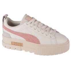 Tenisówki Puma Model Mayze Thrifted Wns Kolor Biały. Białe trampki i tenisówki damskie Puma, bez wzorów, z materiału, bez zapięcia. Za 329.99 zł.