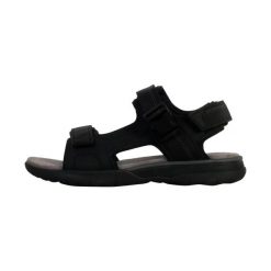 Sandały GEOX U SPHERICA EC5 Czarny. Czarne sandały męskie Geox, na lato, bez wzorów, z syntetyku, bez zapięcia. Za 367.99 zł.