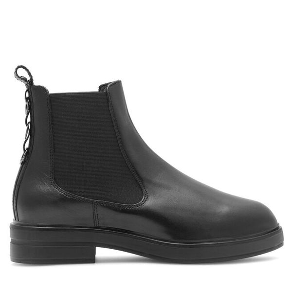 Sztyblety Lasocki. Czarne botki damskie Lasocki, bez wzorów, bez obcasa, na płaskiej podeszwie, bez zapięcia. Za 169.99 zł.