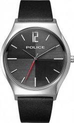 Zegarek Police Zegarek męski Police PL.15918JS-02 czarny. Czarne zegarki męskie Police, bez wzorów. Za 421.00 zł.
