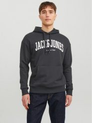 Jack & Jones Bluza Josh 12236513 Czarny Standard Fit. Czarne bluzy męskie Jack & Jones, m, bez wzorów, z bawełny, bez ramiączek, bez kaptura. Za 129.99 zł.