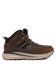 Skechers Trzewiki Slade Ultra 211182 COC Brązowy. Brązowe botki męskie Skechers, bez wzorów, ze skóry, bez obcasa, bez zapięcia. Za 519.99 zł.