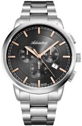 Zegarek Adriatica Zegarek męski Adriatica A8307.51R6CH srebrny. Szare zegarki męskie Adriatica, bez wzorów, srebrne. Za 1,390.00 zł.