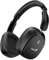 Genius HS-820BT s�uchawki z mikrofonem, bezprzewodowa, czarna, bluetooth. Czarne słuchawki bezprzewodowe Genius. Za 121.18 zł.