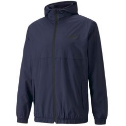 Kurtka męska Puma ESS Solid Windbreaker. Niebieskie kurtki męskie Puma, l, bez wzorów, sportowe, bez kaptura. Za 253.99 zł.