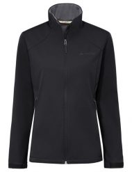 Kurtki Damska kurtka softshellowa Everhike. Czarne kurtki sportowe damskie Vaude, s, bez wzorów, z materiału, bez ramiączek, bez kaptura, trekkingowe. Za 469.00 zł.