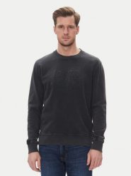 Pepe Jeans Bluza Darius PM582760 Czarny Regular Fit. Czarne bluzy męskie Pepe Jeans, m, bez wzorów, z bawełny, bez ramiączek, bez kaptura. W wyprzedaży za 249.99 zł.