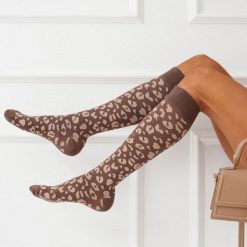 Podkolanówki damskie 209 panterka capp. Skarpetki damskie Milena, bez wzorów, z bawełny. Za 18.90 zł.