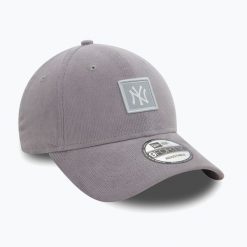 Czapka z daszkiem New Era Cord Patch 9FORTY New York Yankees. Szare czapki damskie New Era, bez wzorów. Za 119.99 zł.