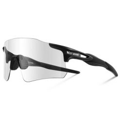 Unisexowe okulary przeciwsłoneczne fotochromowe. Czarne okulary przeciwsłoneczne damskie WEST BIKING. Za 150.92 zł.