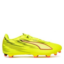 Buty do piłki nożnej Puma. Żółte buty sportowe męskie Puma, bez wzorów, bez zapięcia. Za 179.99 zł.