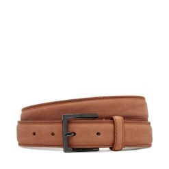 Pasek Męski Tommy Hilfiger. Brązowe paski męskie Tommy Hilfiger. Za 269.99 zł.