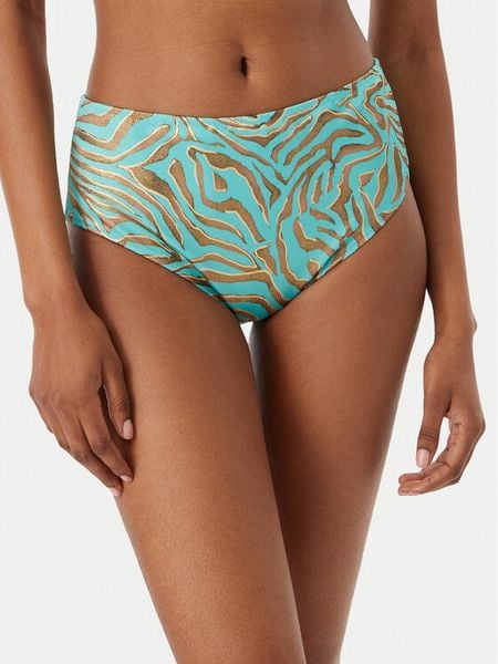 Selmark Dół od bikini BN703 Turkusowy. Niebieskie bikini Selmark, l, bez wzorów, z syntetyku. Za 239.99 zł.
