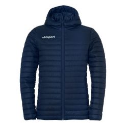 Kurtka z kapturem Uhlsport Essential Ultra Lite. Czarne kurtki męskie Uhlsport, bez wzorów, sportowe, z kapturem. W wyprzedaży za 341.50 zł.