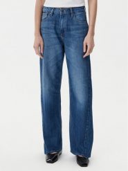 BOSS Jeansy Crossroad Super 50542511 Niebieski Wide Leg. Niebieskie jeansy damskie Boss, bez wzorów, z jeansu. Za 769.99 zł.