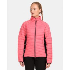 Damska kurtka ocieplana Kilpi ACTIS-W. Czerwone kurtki sportowe damskie Kilpi, s, bez wzorów, z nylonu, bez ramiączek, bez kaptura, trekkingowe. Za 339.43 zł.